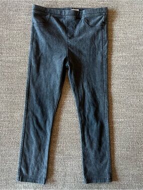 Zara Girls Black Stretch Jeggings